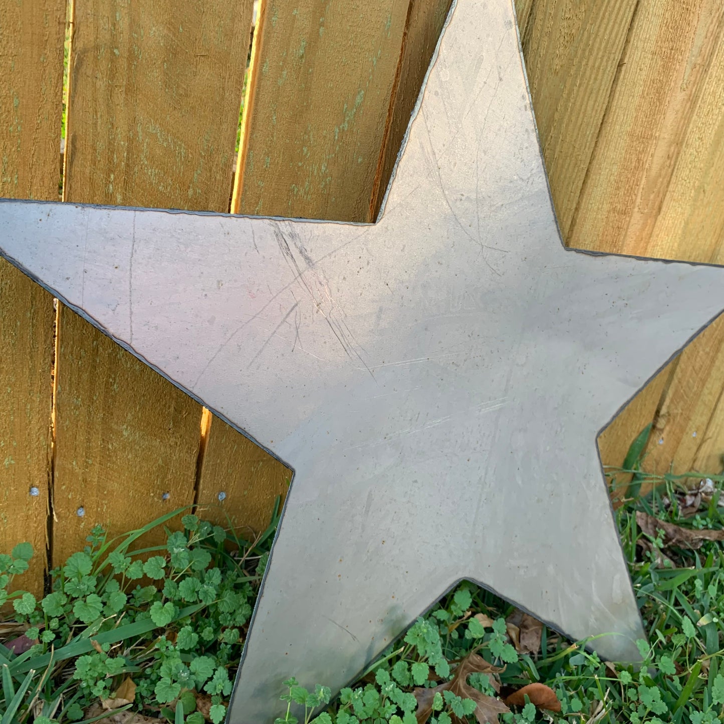 FLAT STAR PLAIN LASERCUT RAW METAL ART WESTERN HOME DECOR RUSTIC HANDMADE CRAFT NEW