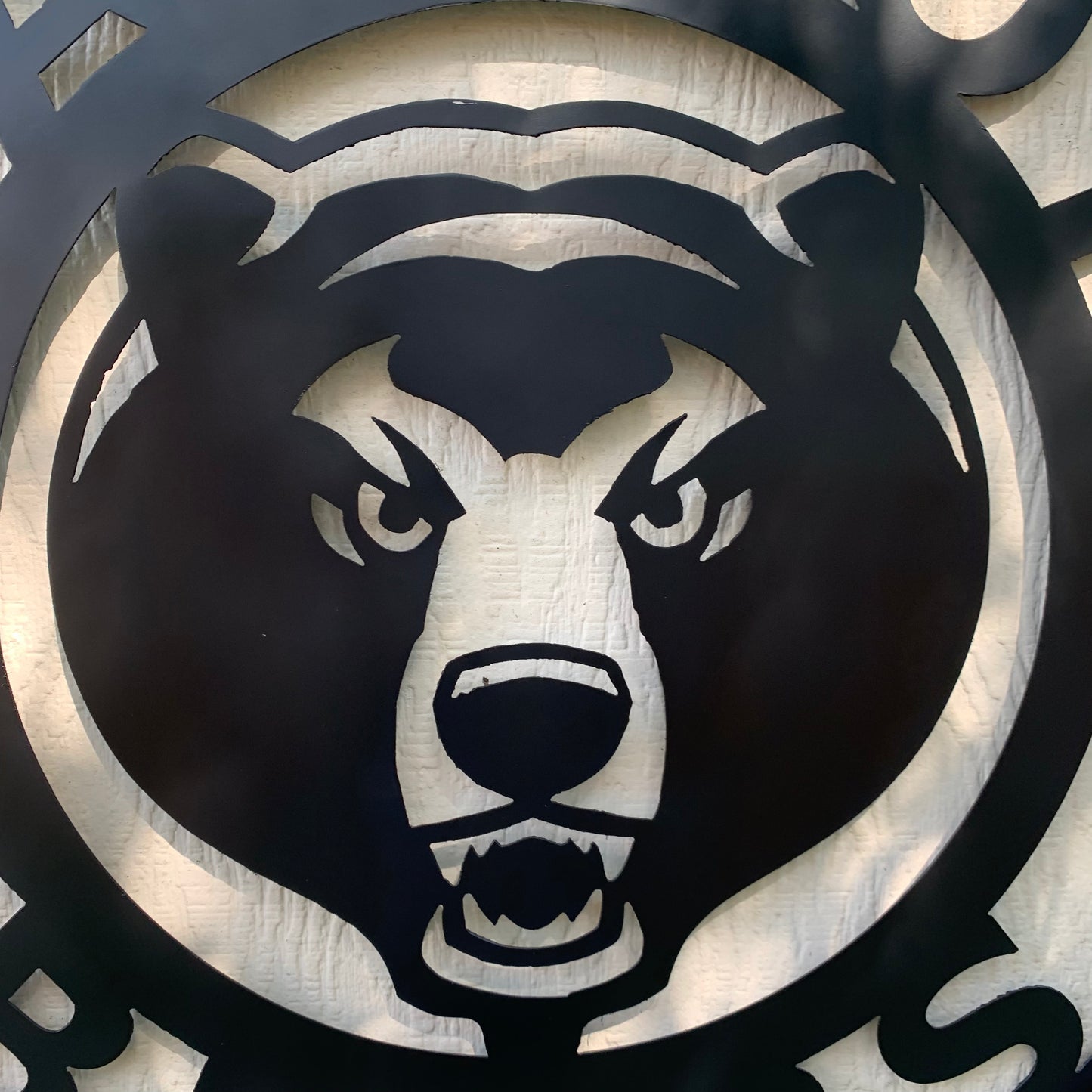 12", 18", 24", 32" BAYLOR BEARS ALL BLACK CUSTOM METAL VINTAGE TEAM SIGN WALL ART WESTERN HOME DECOR