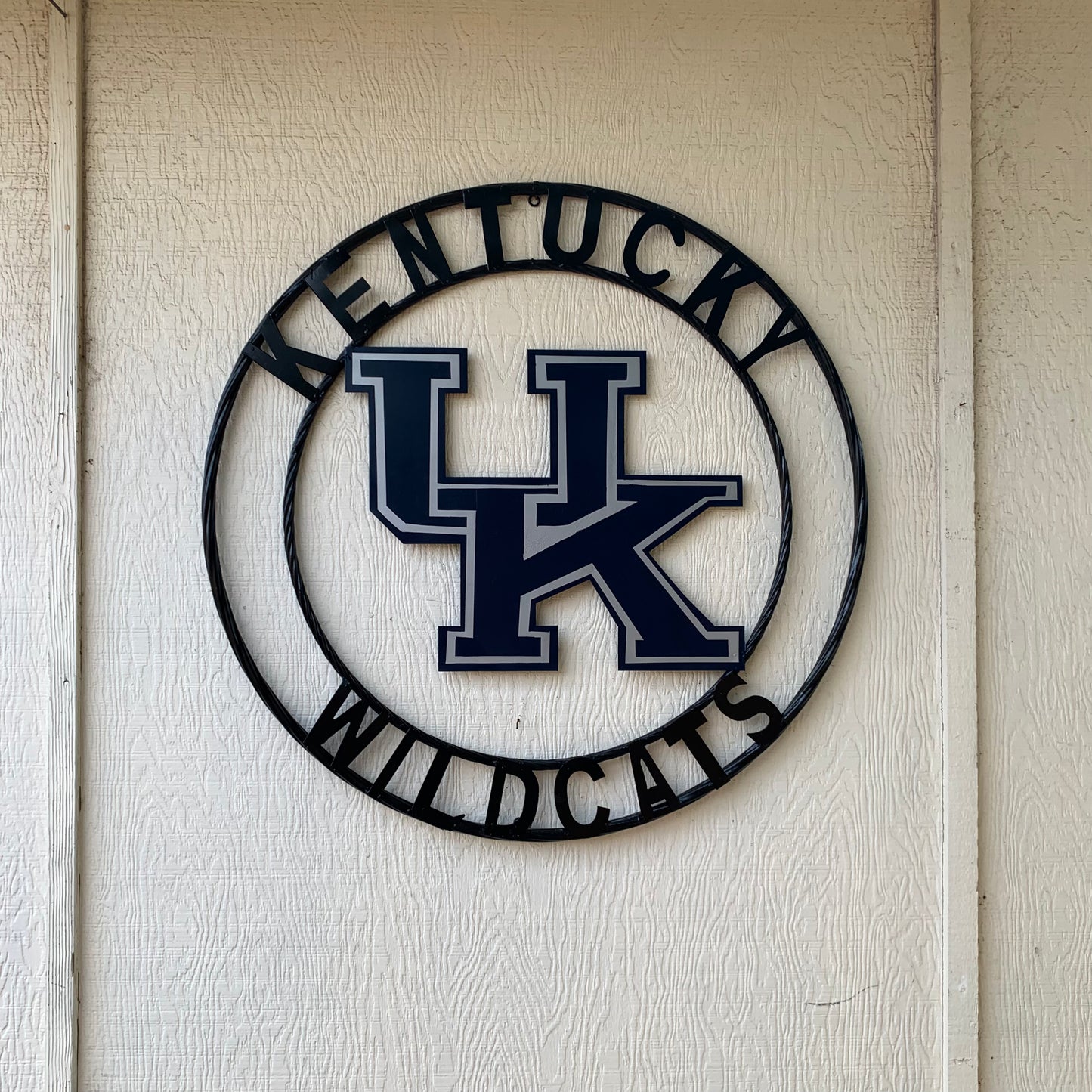 KENTUCKY WILDCATS CUSTOM METAL VINTAGE CRAFT SIGN WESTERN HOME DECOR HANDMADE