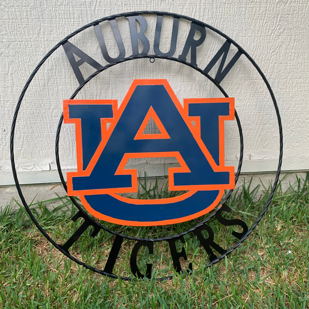 AUBURN TIGERS CUSTOM METAL VINTAGE CRAFT SIGN WESTERN HOME DECOR HANDMADE 12",18",24",32",36"
