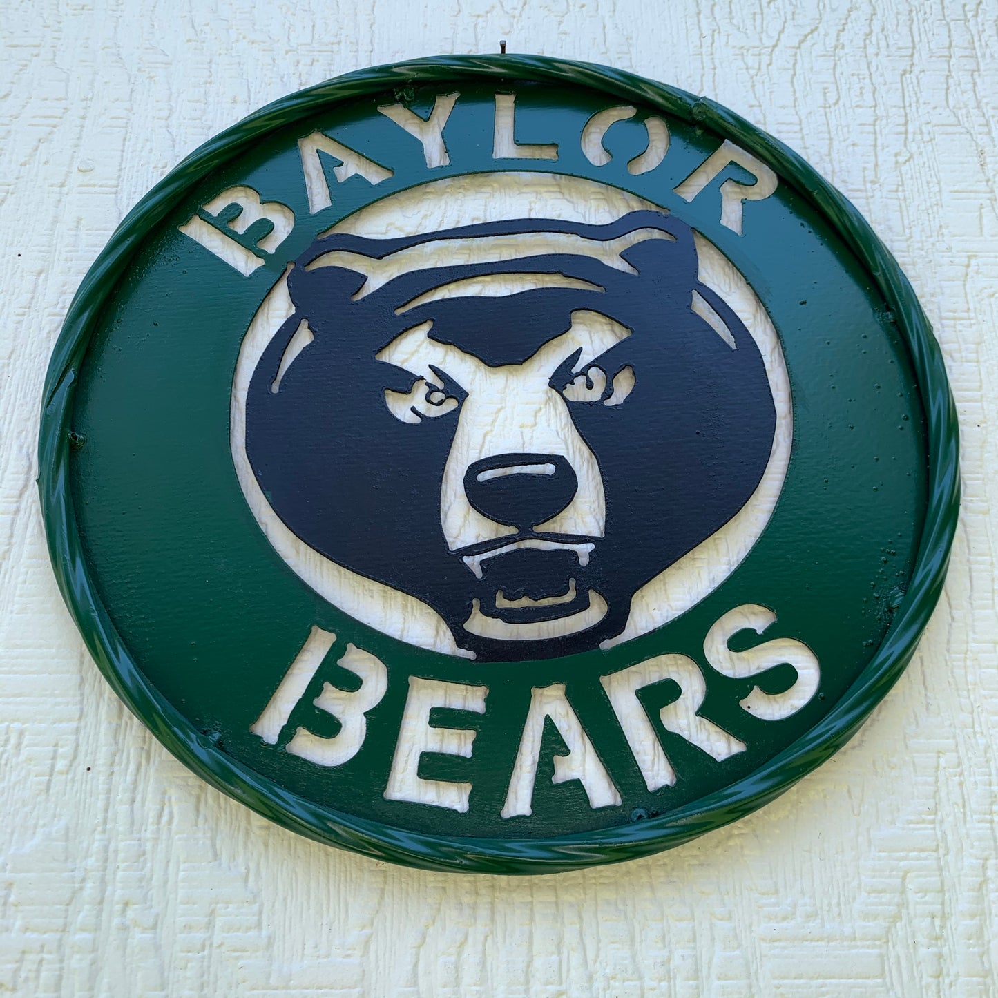 12",18",24",32" BAYLOR BEARS CUSTOM METAL VINTAGE CRAFT SIGN WESTERN HOME DECOR HANDMADE