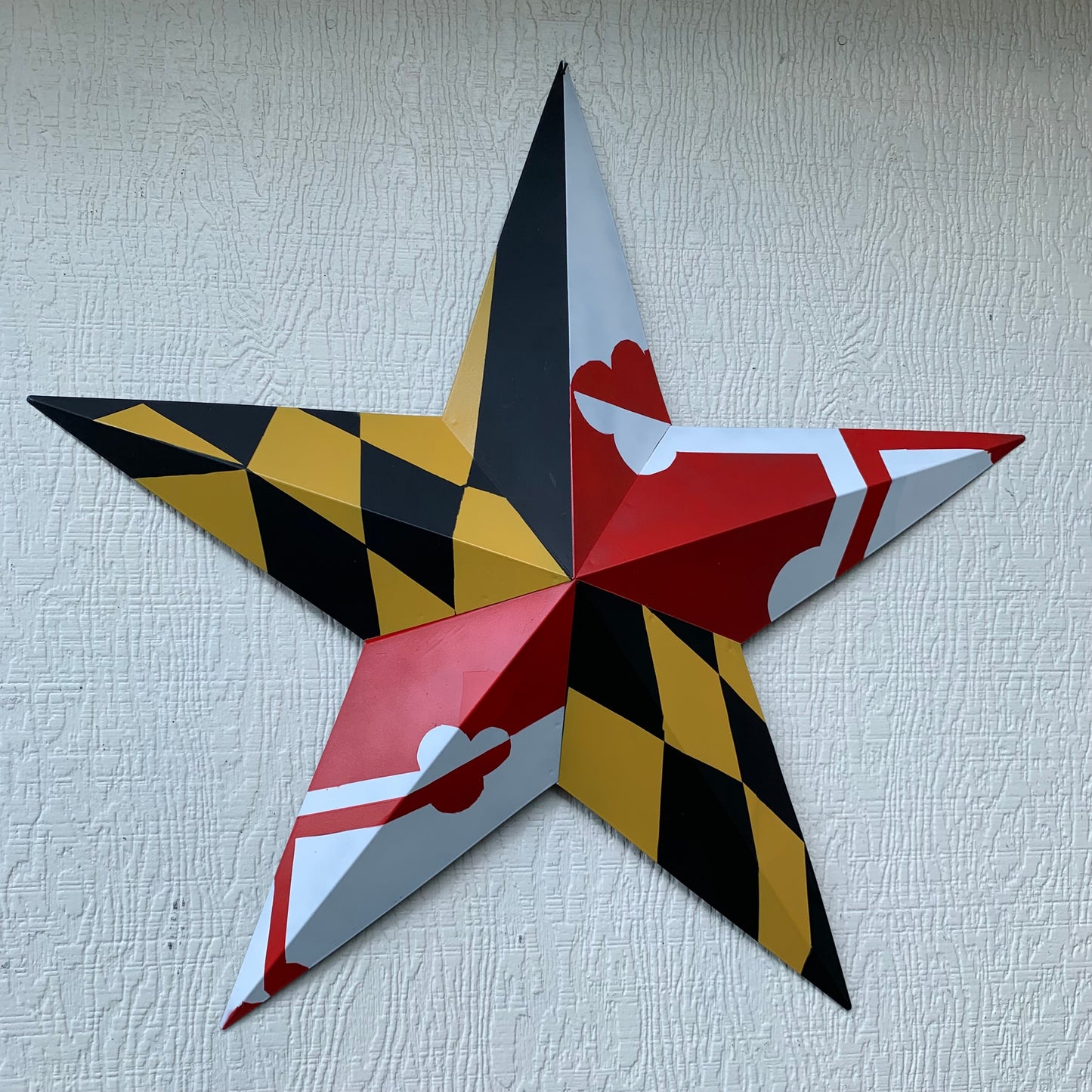 MARYLAND FLAG BARN METAL STAR WESTERN HOME DECOR HANDMADE 22",24",30",36" #EH10423