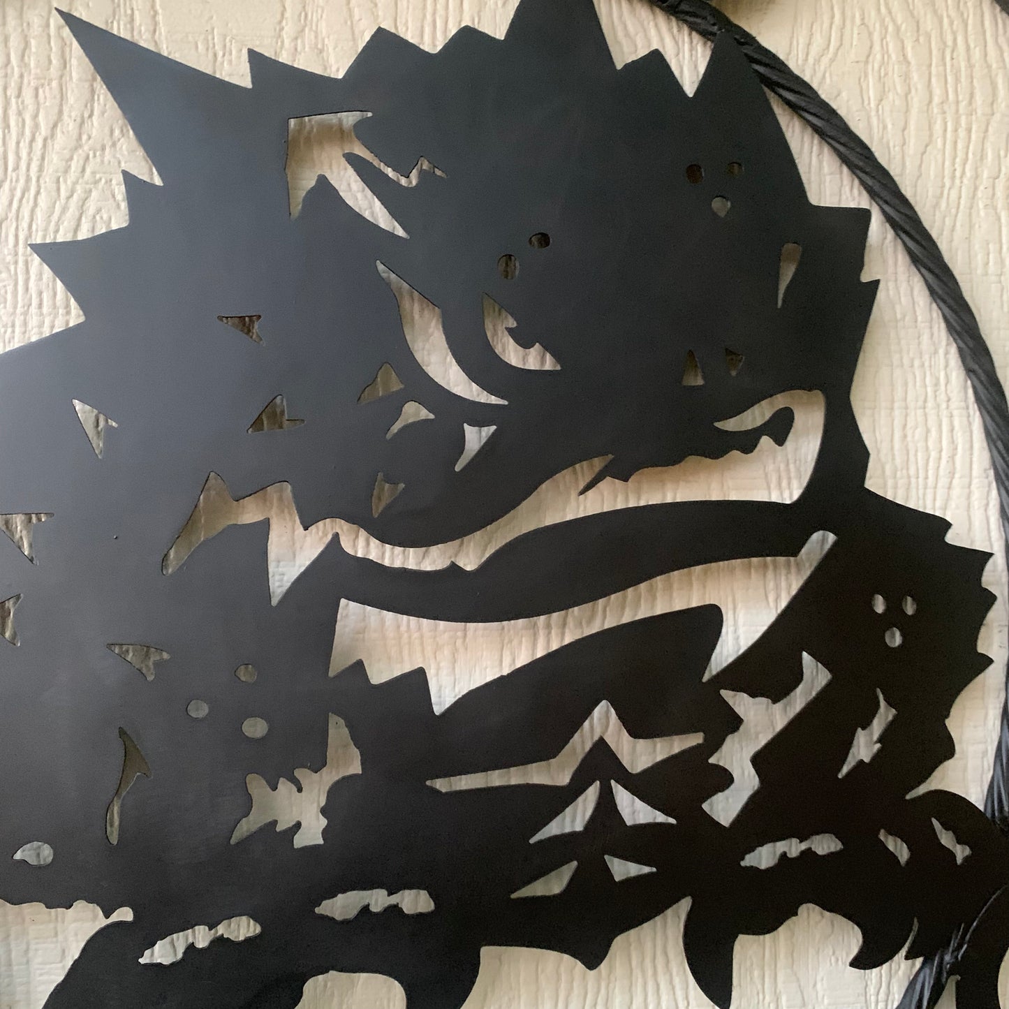 TCU HORNED FROGS BLACK CUSTOM METAL VINTAGE CRAFT TEAM SIGN HANDMADE