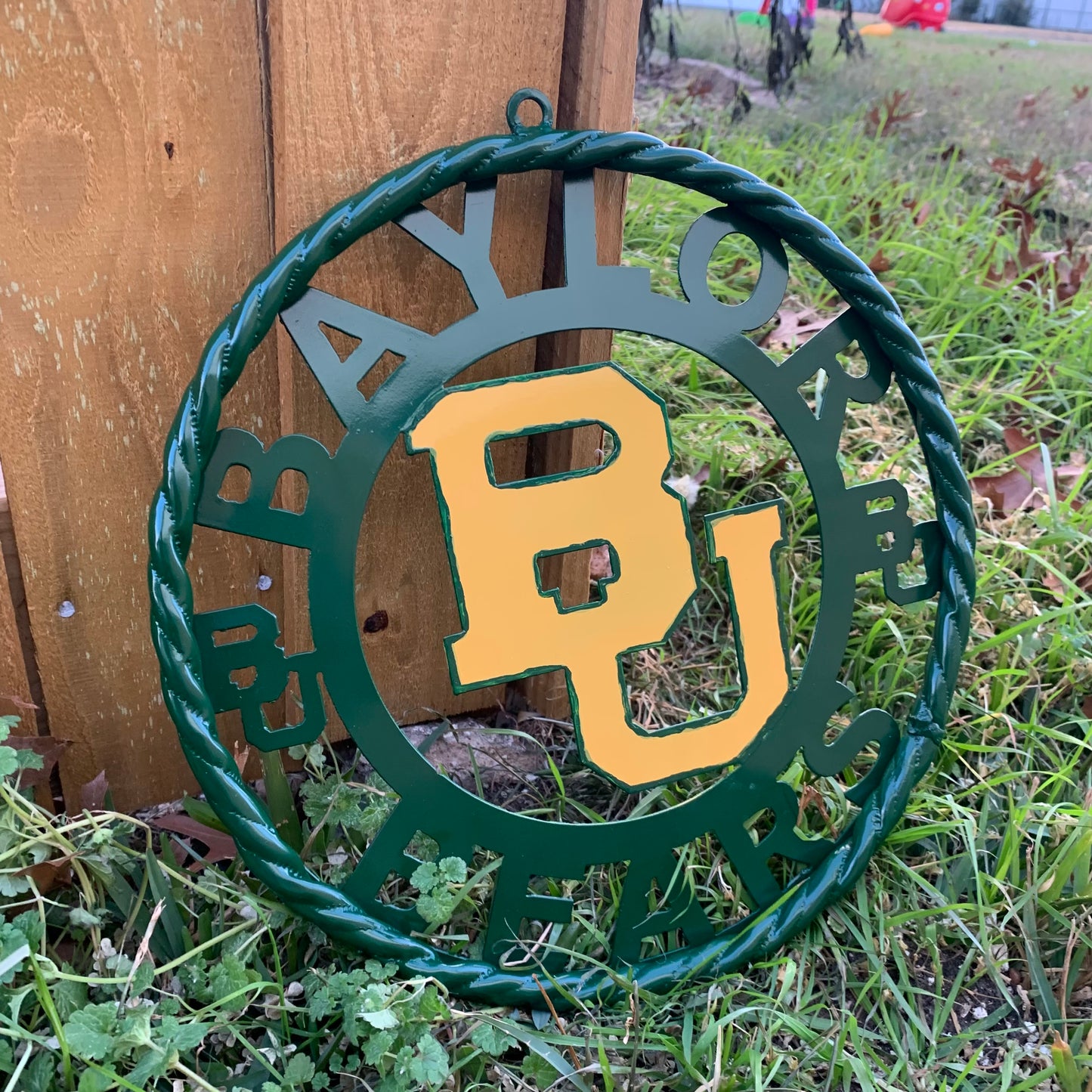 12",18",24",32" BAYLOR BEARS CUSTOM METAL VINTAGE CRAFT SIGN WESTERN HOME DECOR HANDMADE