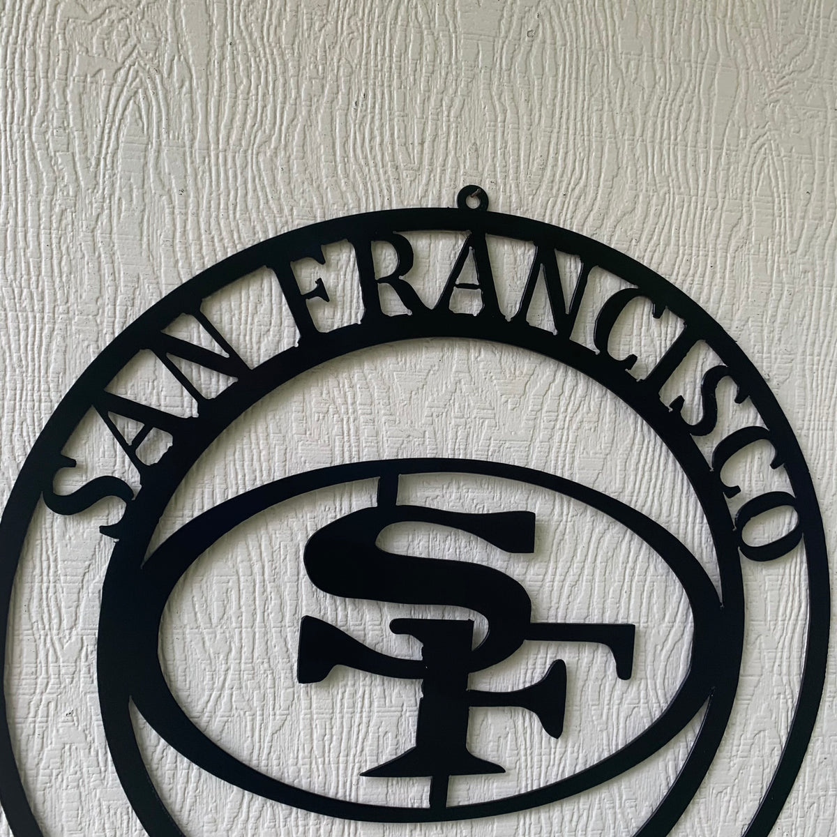 SAN FRANCISCO 49ERS METAL CUSTOM VINTAGE RAW METAL CRAFT TEAM SIGN HANDMADE 12",18",24",32",36",40",50"