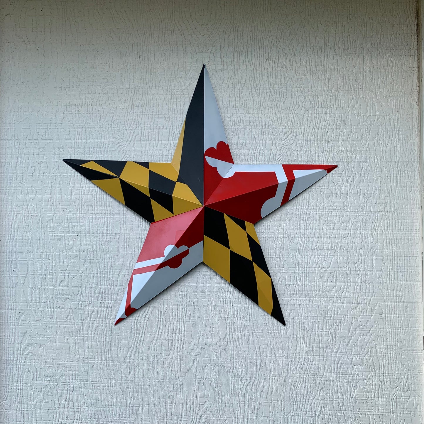 MARYLAND FLAG BARN METAL STAR WESTERN HOME DECOR HANDMADE 22",24",30",36" #EH10423
