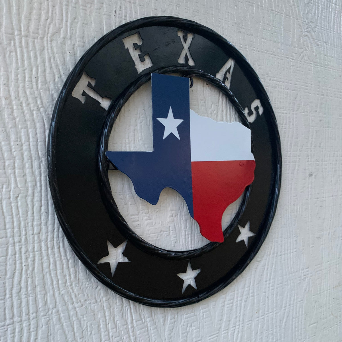 12" STATE OF TEXAS MAP CUSTOM METAL VINTAGE CRAFT SIGN WESTERN HOME DECOR NEW