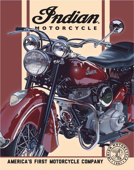 ITEM#2009 INDIAN 1948 CHIEF MOTORCYCLES TIN SIGN METAL ART WESTERN HOME DECOR CRAFT